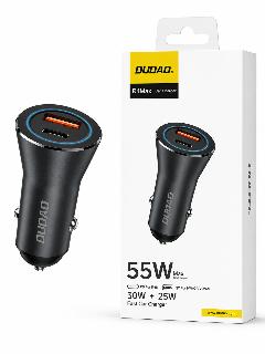شاحن سيارة سريع DUDAO R4Max بقوة 55W