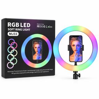 MJ33 RGB Soft Ring Light
