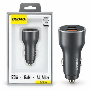 DUDAO R4Ultra 120W GaN Aluminium Car Charger