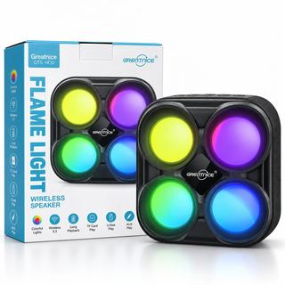Greatnice Flame Light Speaker GTS-1835