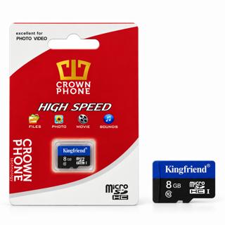 Crown Phone microSD Memory Card 8GB