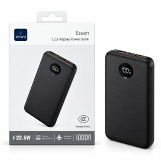 WIWU Essen 10000mAh 22.5W LED Display Power Bank (PN03)